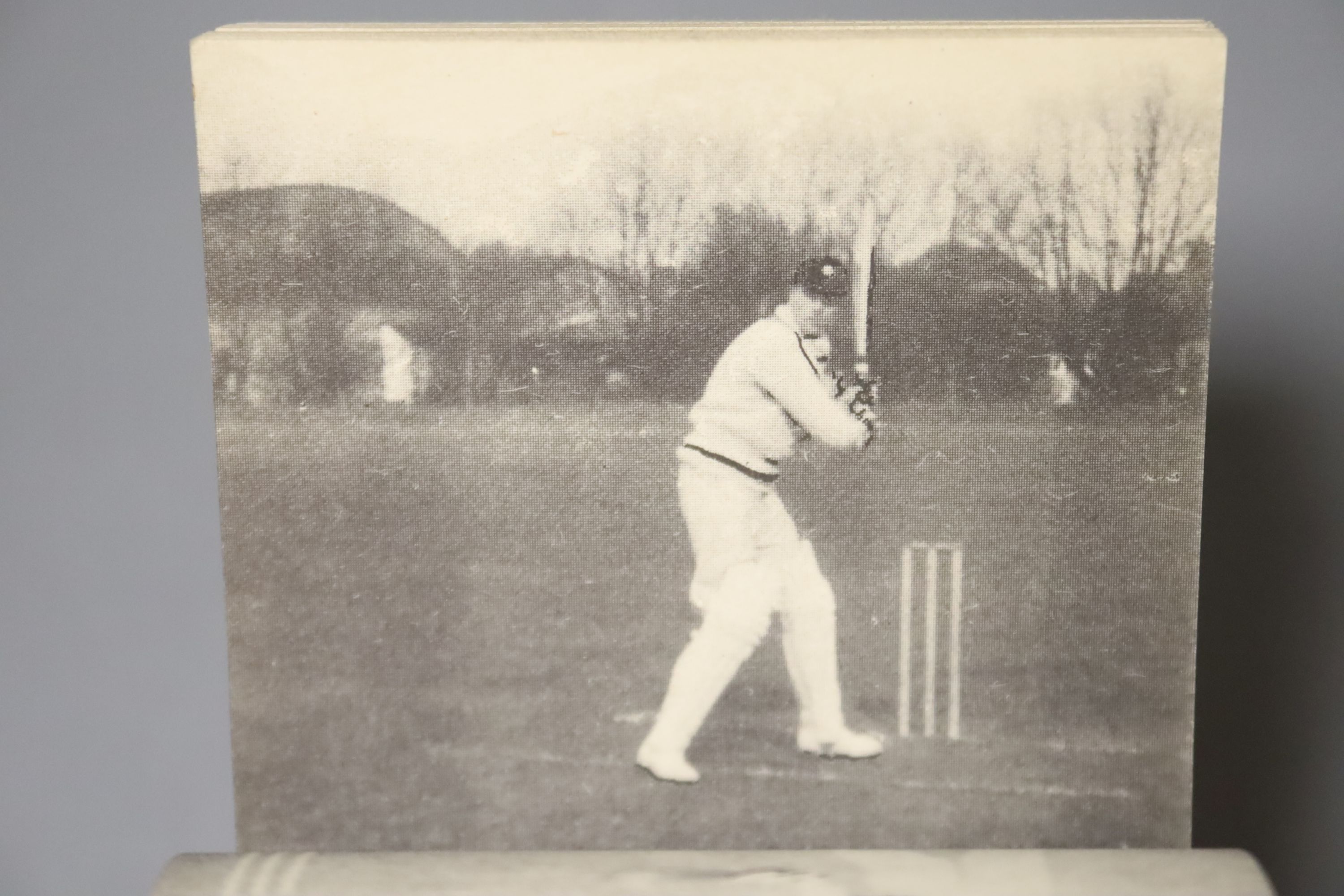 Frank Woolley's Cricket School, two flick books, 'Square Cut and Walking Shot' and 'Pull to Leg and Forcing Shot off the Back Foot to the Off'